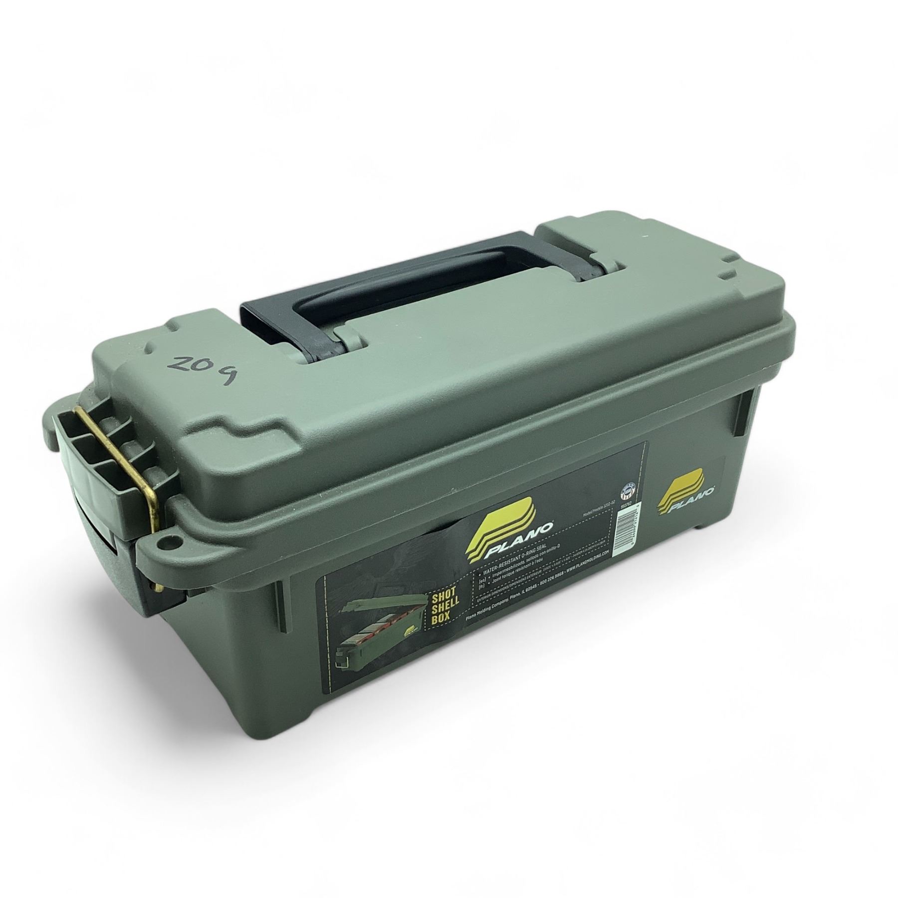 Plano Shotshell Box, 12" X 4 1/2" X 5", ODG