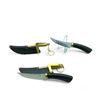Image 1 : Fixed 3.5" Blade Boning Knife with Locking Sheath Mechanism X 2, New