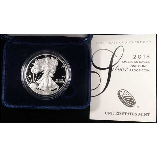 2015-W PROOF AMERICAN SILVER EAGLE OGP