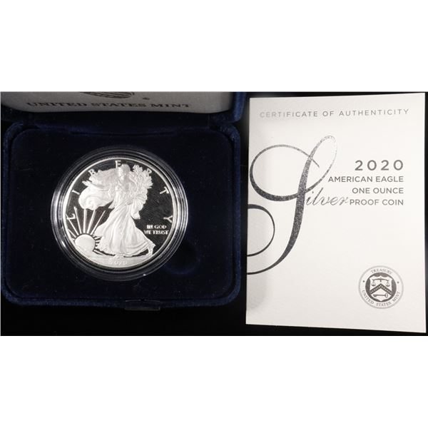 2020-S PROOF AMERICAN SILVER EAGLE OGP