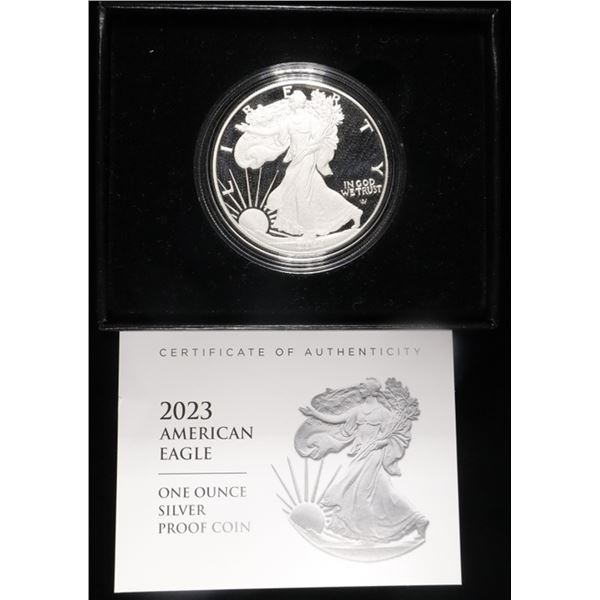 2023-S PROOF AMERICAN SILVER EAGLE OGP