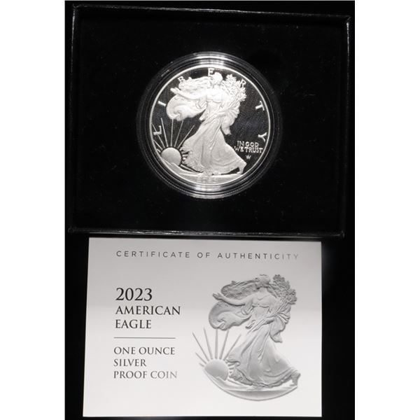 2023-W PROOF AMERICAN SILVER EAGLE OGP