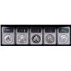 Image 3 : 2011 25TH ANNIV ASE 5-COIN SET OGP NGC GRADED