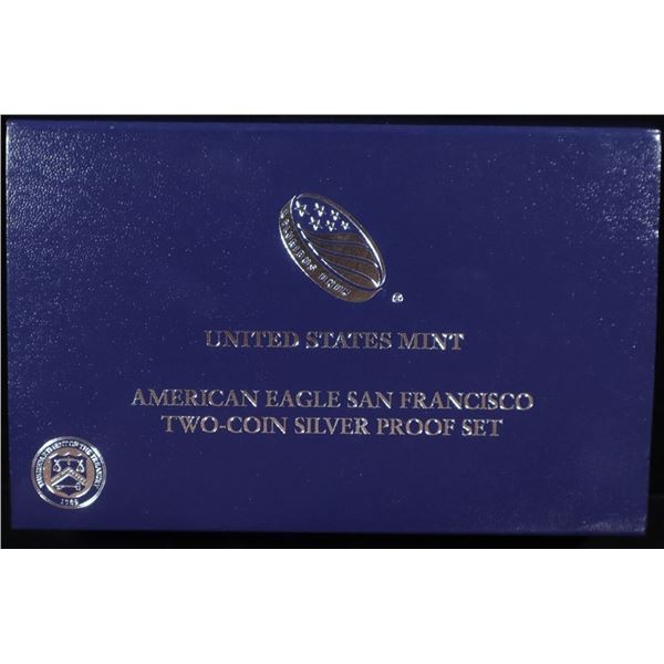 2012 ASE SAN FRANCISCO TWO-COIN PROOF SET OGP