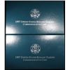 Image 4 : 1997 US BOTANIC GARDEN SILV PR & UNC $1 COMMEMS