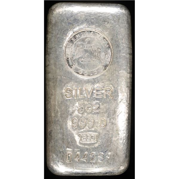 (1) 5 OZ .999 SILVER EMIRATES BAR