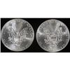 Image 2 : (2) 2013 AMERICAN SILVER EAGLES