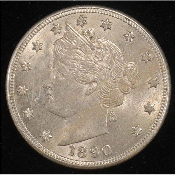 1890 LIBERTY NICKEL CH BU