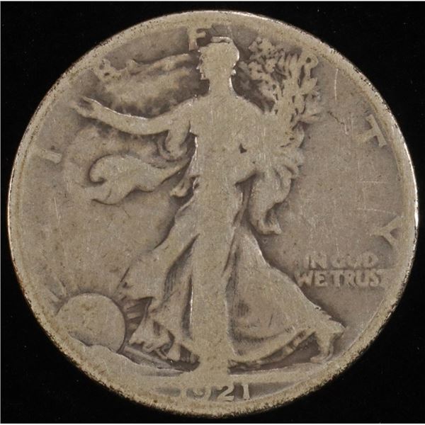 1921-D WALKING LIBERTY HALF GOOD