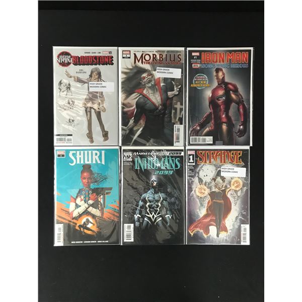 LOT OF 6 COMICS VARIOUS TITLES (MARVEL COMICS)