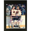 Image 1 : WAYNE GRETZKY AND JARI KURRI SIGNED NHL ALL STAR 11 X 14 PHOTO (GCG HOLO)