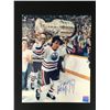 Image 1 : PAUL COFFEY SIGNED EDMONTON OILERS CUP 11 X 14 PHOTO (GCG HOLO)