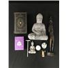 Image 1 : TAROT CARDS AND STATUES LOT