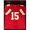 Image 3 : PATRICK MAHOMES SIGNED KC CHIEFS FOOTBALL JERSEY (HERITAGE COA)