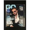 Image 1 : DRAKE SIGNED GQ MAGAZINE (AUTOGRAPH EXPERTS COA)