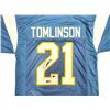 Image 2 : LEDANIAN TOMLINSON SIGNED SAN DIEGO CHARGERS FOOTBALL JERSEY (BECKETT COA)