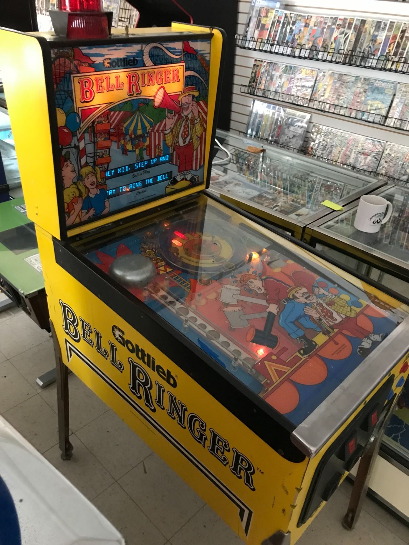 VINTAGE GOTTLIEB BELL RINGER ARCADE (EVCELLENT WORKING CONFITION )