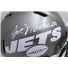 Image 2 : JOE NAMETH SIGNED NY JETS FULL SIZE HELMET (BECKETT COA)