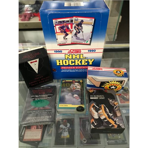SEALED PACKS AND NHL SUB SET LOT