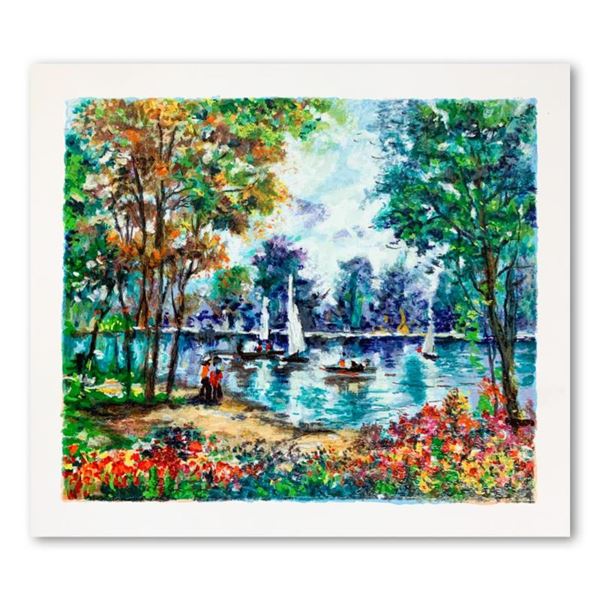 Dimitri Polak (1922-2008) "Watching Boats" Limited Edition Serigraph on Paper