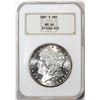 Image 1 : 1881-S $1 Morgan Silver Dollar Coin NGC MS64 Toning Old Fatty Holder