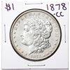 Image 1 : 1878-CC $1 Morgan Silver Dollar Coin