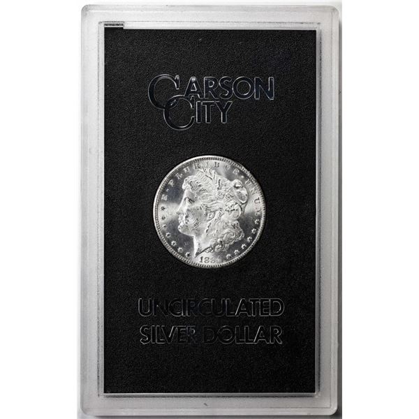 1884-CC $1 Morgan Silver Dollar Coin GSA Hoard Uncirculated