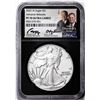 Image 1 : 2022-W $1 Proof American Silver Eagle Coin NGC PF70 Ultra Cameo Moy & Ryder Signed