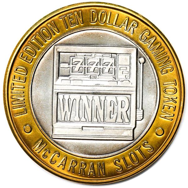 .999 Silver McCarran International Airport Las Vegas, NV $10 Limited Gaming Token
