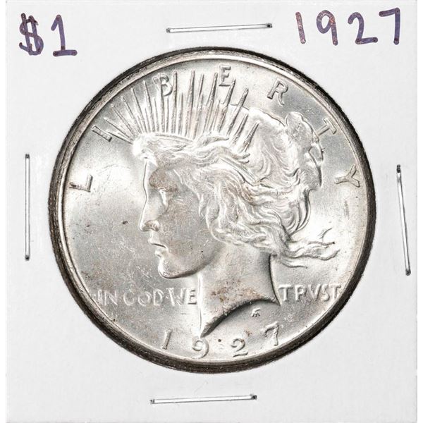 1927 $1 Peace Silver Dollar Coin