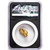 Image 2 : 6.14 Gram Caborca Sonora Mexico Gold Nugget NGC Vaultbox Unvaulted