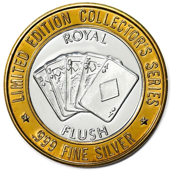 .999 Fine Silver Grand Casino Biloxi, Mississippi $10 Limited Edition Gaming Token