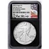Image 1 : 2023-S $1 Proof American Silver Eagle Coin NGC PF70 Ultra Cameo FDOI Iskowitz Signed