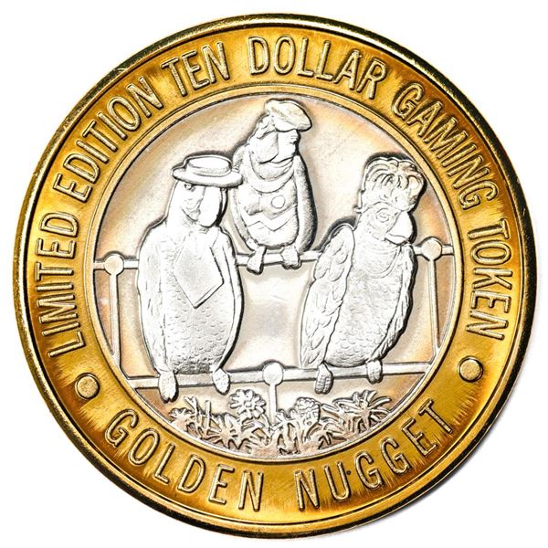 .999 Silver Golden Nugget Laughlin, Nevada $10 Limited Edition Casino Gaming Token