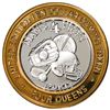 Image 1 : .999 Silver Four Queens Casino Hotel Las Vegas $10 Limited Edition Gaming Token