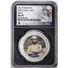 Image 1 : 2022 Cook Islands $5 Life of Roosevelt Boxer Silver Coin NGC MS70