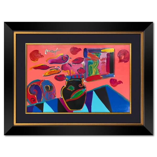 Peter Max "The Room" Original Mixed Media on Paper