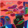 Image 2 : Peter Max "The Room" Original Mixed Media on Paper