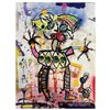 Image 1 : Paul Kostabi "Dedicated To You" Original Mixed Media on Paper