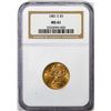 Image 1 : 1881-S $5 Liberty Head Half Eagle Gold Coin NGC MS61