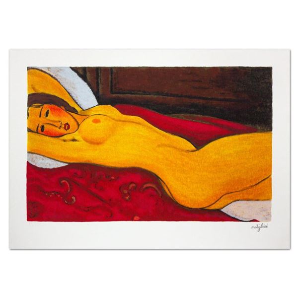 Amedeo Modigliani "Nudo Sdraiato Con Le Mani Dietro La Testa" Serigraph