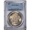 Image 1 : 1887 $1 Morgan Silver Dollar Coin PCGS MS64