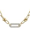 Image 3 : 14KT Yellow Gold 0.40 ctw Diamond Necklace