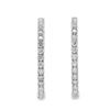 Image 1 : 14KT White Gold 2.10 ctw Diamond Hoop Earrings