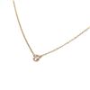 Image 2 : 14KT Yellow Gold 0.15 ctw Diamond Solitaire Necklace