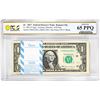 Image 1 : Pack of 2017 $1 Federal Reserve STAR Notes Kansas City Fr.3004-J* PCGS Gem UNC 65PPQ