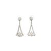 Image 1 : 14KT White Gold 1.80 ctw Diamond Dangle Earrings