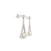 Image 3 : 14KT White Gold 1.80 ctw Diamond Dangle Earrings
