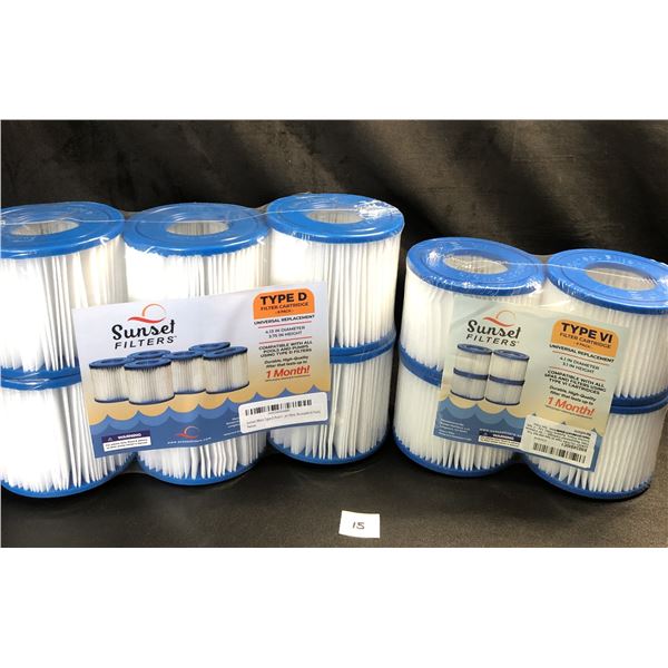 Lot of Pool Filters - Type D - Brand New - 10PCS