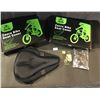 Image 1 : Lot of 2 Zacro Gel Bike Seat Covers - For Men/Women & Indoor/Outdoor Bikes - Brand New